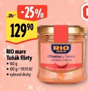 Tuňák filety Rio Mare