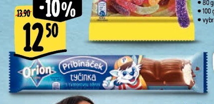 Tyčinka čokoládová Pribináček Orion