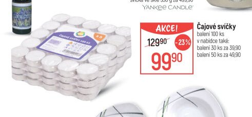 Čajové svíčky