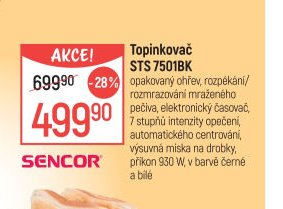 Topinkovač STS 7501BK