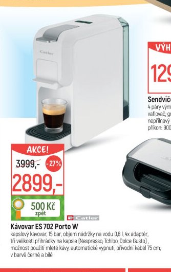 Kávovar ES 702 Porto W