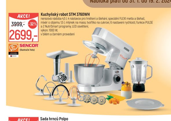 Kuchyňský robot STM 3760WH