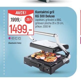 Kontaktní gril KG 300 Deluxe