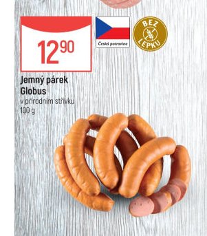 Jemný párek Globus