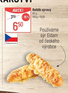 Rohlík sýrový