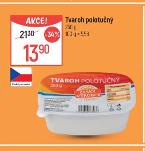 Tvaroh polotučný