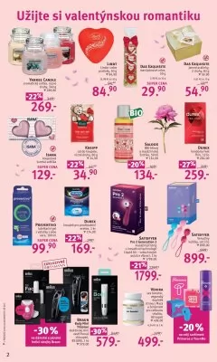 akční leták ROSSMANN drogerie 31.1.2024-13.2.2024