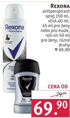 Deodoranty Rexona