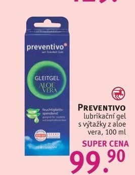 Lubrikační gel Preventivo