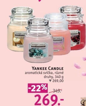 Svíčky vonné Yankee Candle
