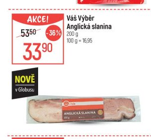 Váš výběr Anglická slanina