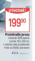 Prostěradlo jersey