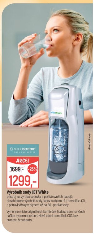Výrobník sody JET White