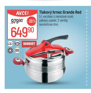 Tlakový hrnec Grande Red