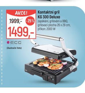 Kontaktní gril KG 300 Deluxe