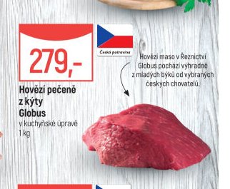 Hovězí pečeně z kýty Globus