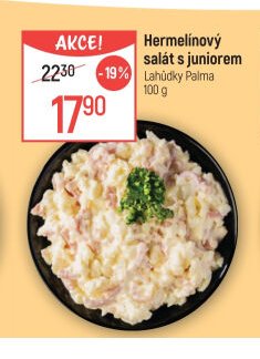 Hermelínový salát s juniorem