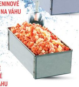 Vybraná zelenina na váhu (kostky)
