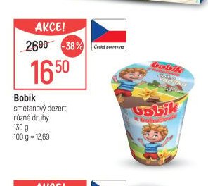 Bobík smetanový dezert