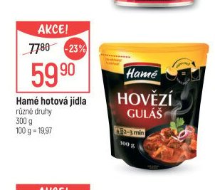 Hamé hotová jídla