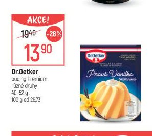 Dr. Oetker puding Premium