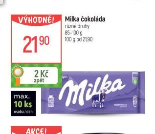 Milka čokoláda