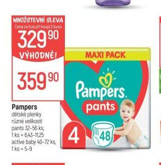 Pampers dětské plenky