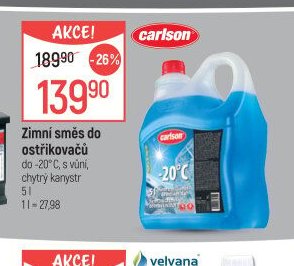 Zimní směs do ostřikovačů