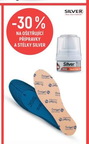 Ošetřující přípravky a stélky SILVER