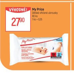 My Price Dětské vlhčené ubrousky