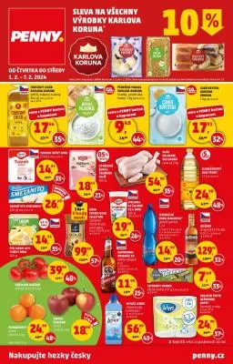 akční leták Penny Market 1.2.2024-7.2.2024