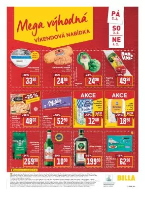 akční leták BILLA 31.1.2024-6.2.2024