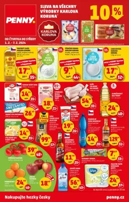 akční leták Penny Market 1.2.2024-7.2.2024