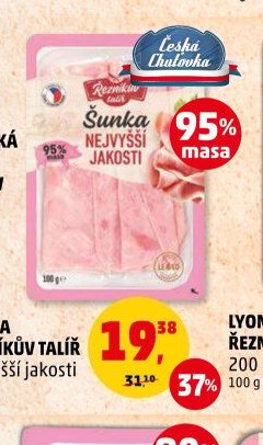 Šunka nejvyšší jakosti Řezníkův talíř