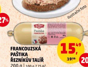 Paštika francouzská Řezníkův talíř