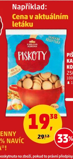 Piškoty Karlova Koruna