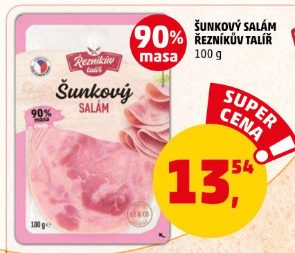 Salám šunkový Řezníkův talíř