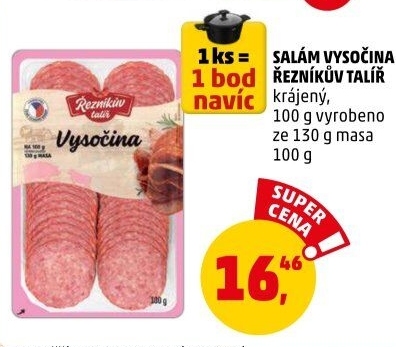 Salám Vysočina Řezníkův talíř