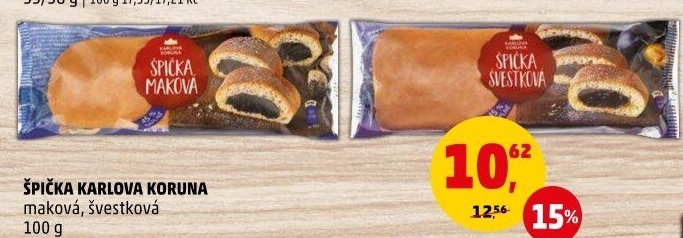 Špička s náplní Karlova Koruna