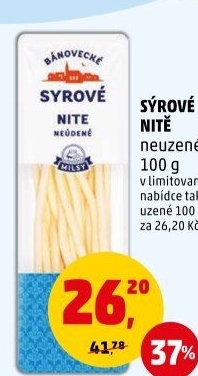 Sýrové nitě Bánovecké Milsy