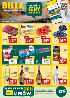 akční leták BILLA 31.1.2024-6.2.2024