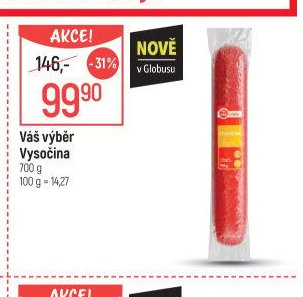 Váš výběr Vysočina 700 g