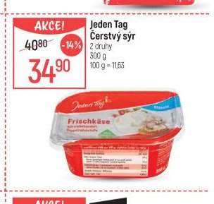 Jeden Tag Čerstvý sýr 2 druhy 300 g