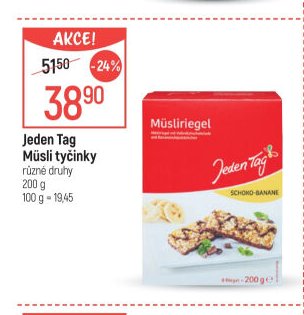 Jeden Tag Müsli tyčinky