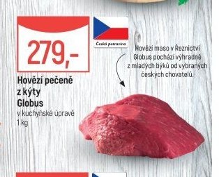 Hovězí pečeně z kýty Globus