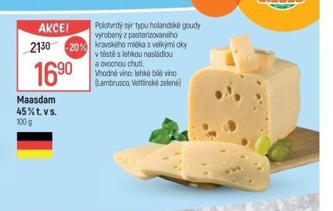Maasdam 45 % t. v s.