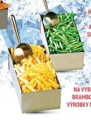 Na vybrané bramborové výrobky na váhu
