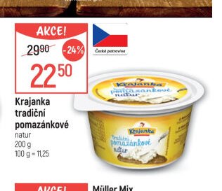 Krajanka tradiční pomazánkové natur