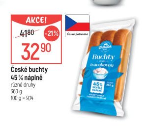 České buchty 45% náplně