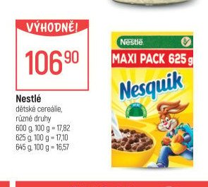 Nestlé dětské cereálie